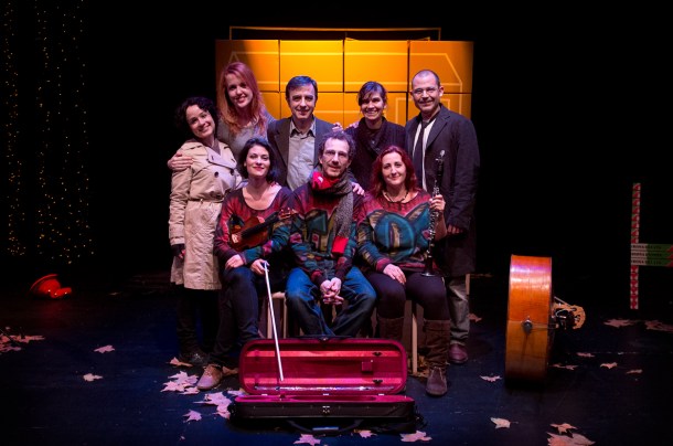 De izq. a dcha. (de pie): R. gonzález, V. Montfort, J. Fedez. Guerra, K. Otero y E. Sánchez-Ramos. Sentados: G.Pérez Iñesta, M. Rodrigáñez y M. Campillo © Elena Cuesta