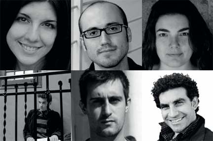 Xavier Bonfill, Raquel García Tomás, Joan Magrané, Octavi Rumbau, Cristina Cordero y Jordi Pérez Solé