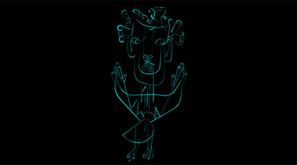 Dibujo de luz de Darya von Berner